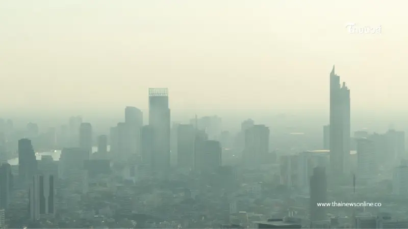 "ฝุ่น PM2.5 กทม. เช้านี้ปานกลาง พบ 15 เขตพุ่งระดับสีส้ม"