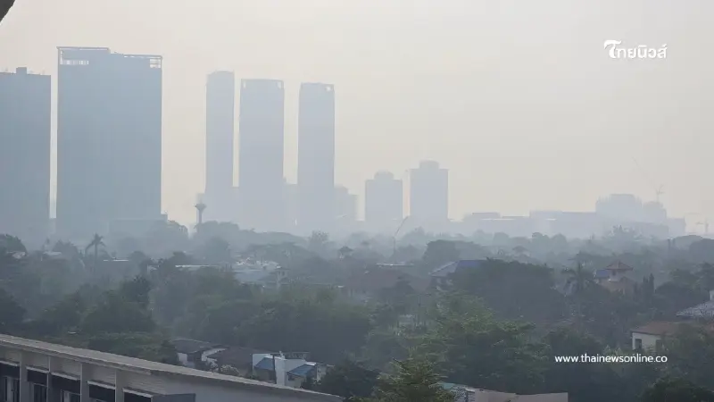 กทม. วิกฤตหนัก! ฝุ่น PM 2.5 พุ่งเกินมาตรฐาน 38 เขต ลาดกระบังแชมป์