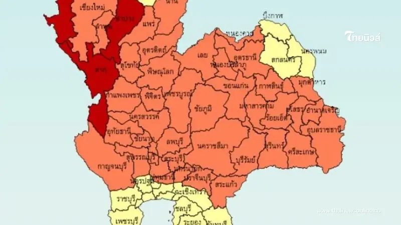 เปิด 3 จังหวัด อากาศร้อน ทะลุ 42-43 องศาเซลเซียส เดือน ก.พ.นี้
