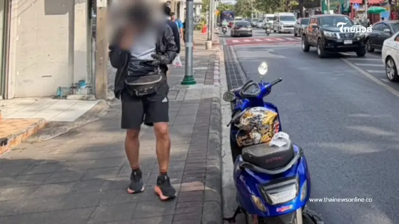 จราจรสามเสนไล่สกัด จยย.ไม่ติดป้ายทะเบียน ก่อนศาลสั่งริบรถ