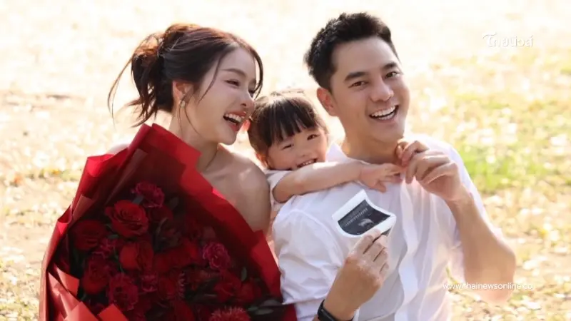 ของขวัญชิ้นพิเศษให้ลูกสาว “แอร์ ภัณฑิลา” ประกาศท้องลูกคนที่สอง