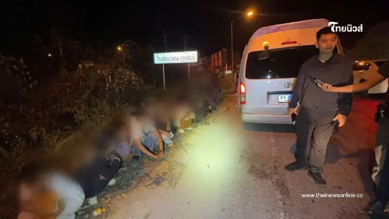 ทางหลวงสนธิกำลังสกัดขบวนการลักลอบขนแรงงานต่างด้าว รวบ 29 ราย