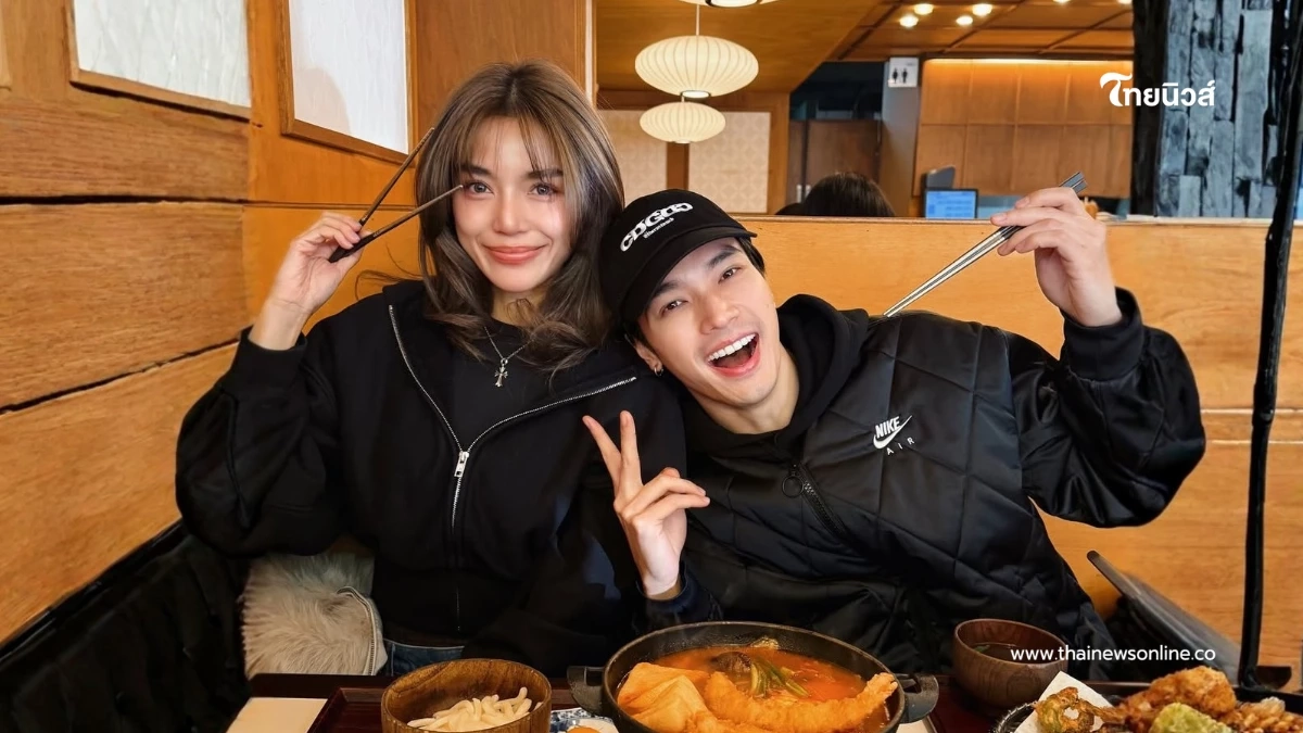 “โอบ นิธิ” ควงแฟนสาว “ปราง กัญญ์ณรัณ” เติมหวานไกลถึงเกาหลี