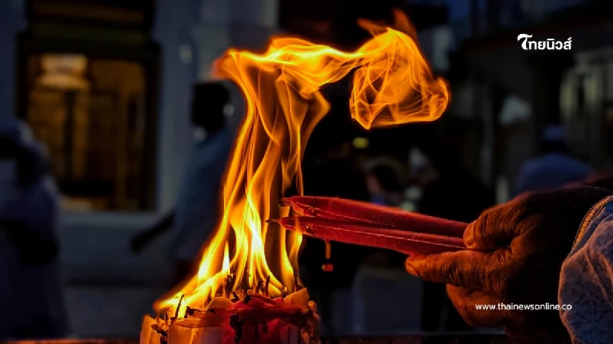 เตือนสายบุญ จุดธูป-เผากระดาษไม่ระวังจนไฟไหม้ เสี่ยงติดคุก ปรับหลักแสน