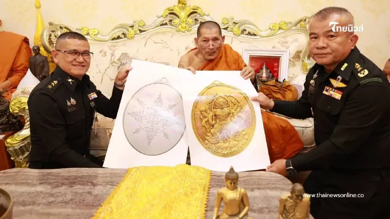 แม่ทัพภาคที่ 2 ขอเมตตา หลวงปู่ศิลา–พระอาจารย์ต้อม สร้างวัตถุมงคล