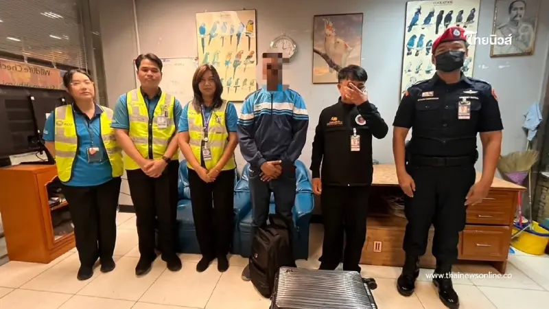 สุวรรณภูมิรวบหนุ่มอินเดีย ซุกค่าง–ชะนี–เต่าหายาก 15 ตัว