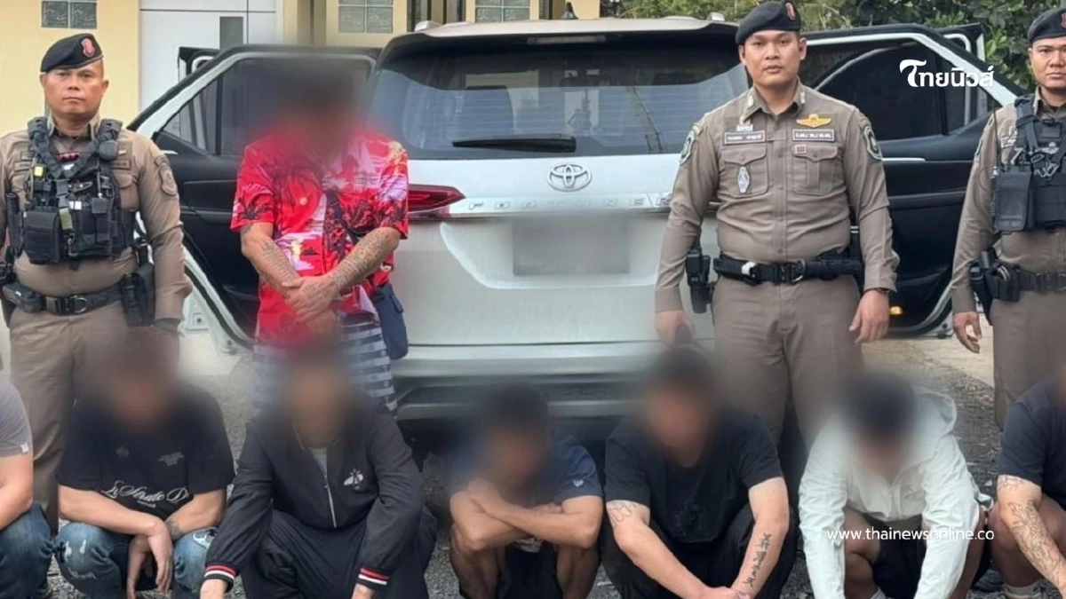 รวบ 13 ต่างด้าว พร้อมมือถือกว่า 300 เครื่อง ส่อโยงแก๊งอาชญากรรม