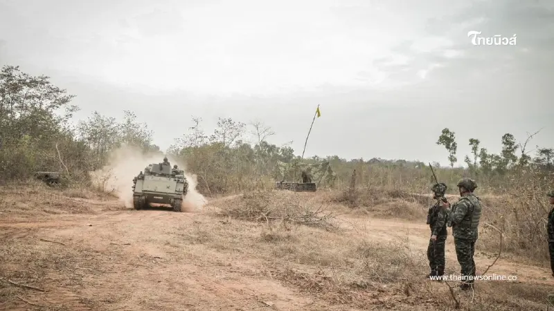 ดุดัน! ร.13 พัน.3 ฝึกเข้าตีประสานรถสายพาน–กวาดล้างคูติดต่อ ดุดัน! ร.13 พัน.3 ฝึกเข้าตีประสานรถสายพาน–กวาดล้างคูติดต่อ