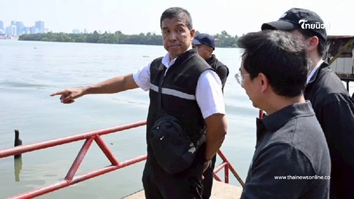 ผู้ว่าฯ ชัชชาติลุย ชุมชนโรงสี เร่งสร้างเขื่อนถาวร สกัดน้ำท่วมย่านพระราม 3