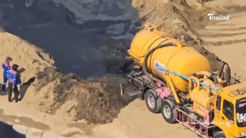 นายกเบียร์ แจ้งความผู้รับเหมามักง่าย ปล่อยน้ำเสียลงหาดจอมเทียน