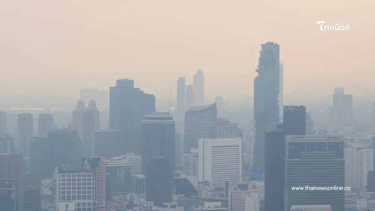 รายงานฝุ่น PM 2.5 กทม. วันนี้ คุณภาพอากาศปานกลาง เกินมาตรฐาน 8 เขต