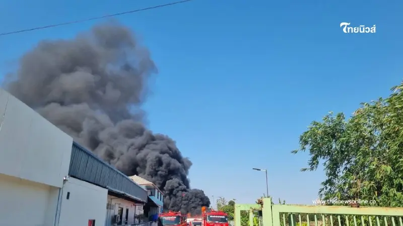 ขอนแก่นระทึก! ไฟไหม้รถบรรทุกน้ำมันภายในปั๊ม อ.กระนวน