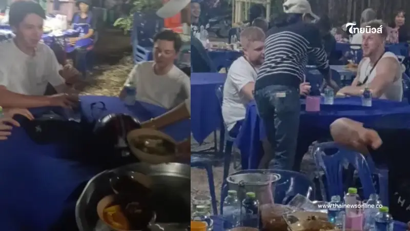ฝรั่งหลงมางานศพ นึกว่าร้านบุฟเฟ่ต์ น้ำใจคนไทยทำใจฟูทั้งโซเชียล