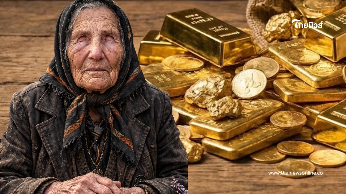 ขนลุก คำทำนาย "บาบา วานก้า" เกี่ยวกับ ราคาทองคำในปี 2026