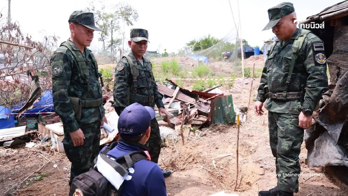 แม่ทัพภาคที่ 2 ลงพื้นที่ช่องระยี อำเภอกาบเชิง จังหวัดสุรินทร์ แม่ทัพภาคที่ 2 ลงพื้นที่ช่องระยี อำเภอกาบเชิง จังหวัดสุรินทร์