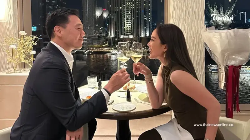 “แอริน ยุกตะทัต” ควง “เบญจ เบญจรงคกุล” ดินเนอร์หวานครบรอบ 8 ปี