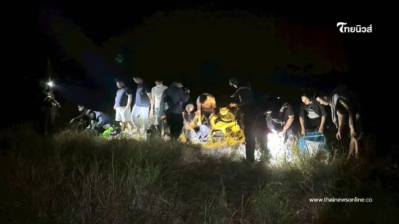 กกล.บูรพาจับ 12 ผู้ลักลอบข้ามแดนช่องทางธรรมชาติ อรัญประเทศ