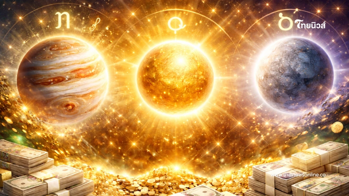 5 ราศี ดาวตรีเทพย้าย ดึงดูดเงินทอง โชคลาภเข้ามา ปังฉุดไม่อยู่