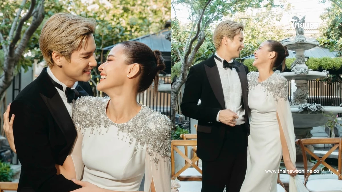 เก็บเงียบข้ามปี! “ปุ๊กลุก-ไมค์” เปิดภาพวันแต่งงาน แฟนๆ แห่ยินดี