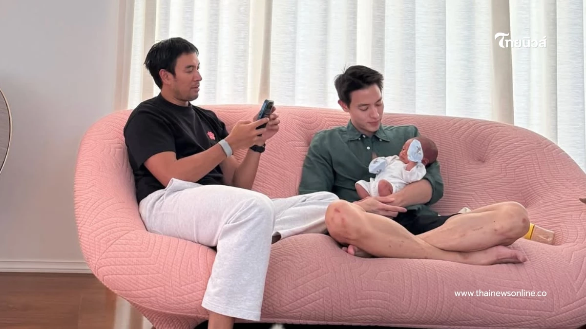 เปย์สมตำแหน่งคุณลุง! “เกรท วรินทร” หอบทอง 1 บาทรับขวัญหลาน