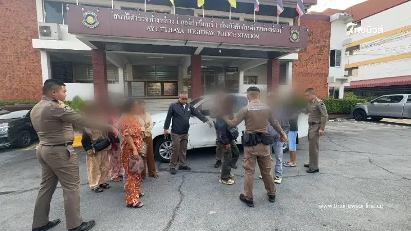 ทางหลวงอยุธยารวบกระบะลอบขนแรงงานต่างด้าว 7 ราย เตรียมเข้ากรุงฯ