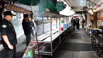 กทม. สั่งจัดระเบียบ 6 จุดค้าขายบางซื่อ แก้กีดขวางทางเท้า