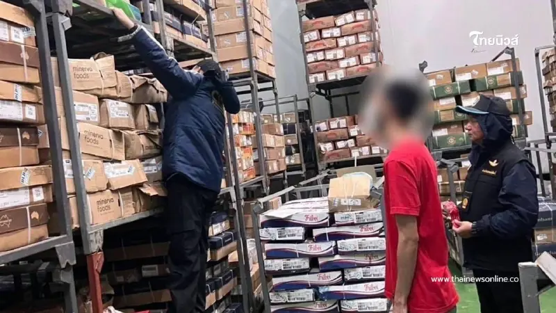 CIB สนธิกำลังกรมปศุสัตว์ ตรวจยึดซากโคเถื่อน กว่า 3.6 ตัน