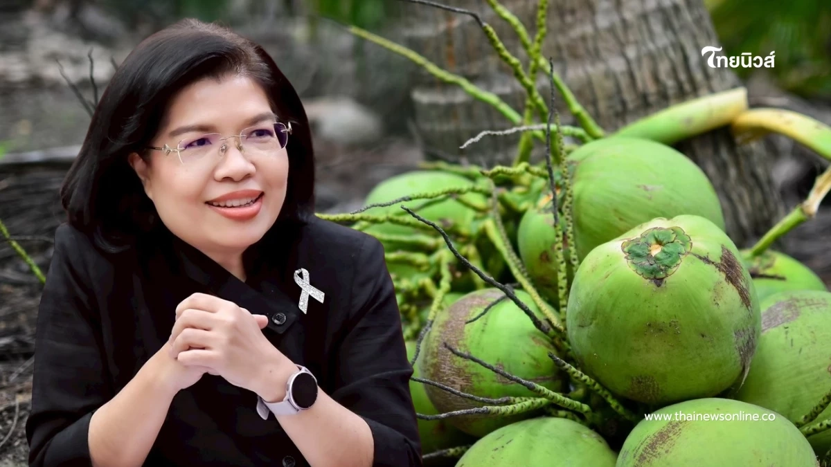 เฉิดฉายเวทีโลก "มะพร้าวน้ำหอมราชบุรี"ขึ้นทะเบียน GI ใน EU สำเร็จ