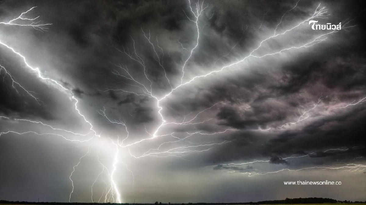 เตือนพายุฤดูร้อนประเทศไทยตอนบน ฉบับที่ 2 มีผลกระทบ 23–25 ก.พ. 2569