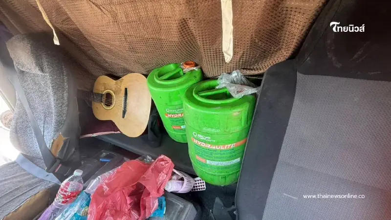 รวบคาหนังคาเขา! คนขับรถสิบล้อแอบดูดน้ำมันรถบริษัทนำไปขายต่อ