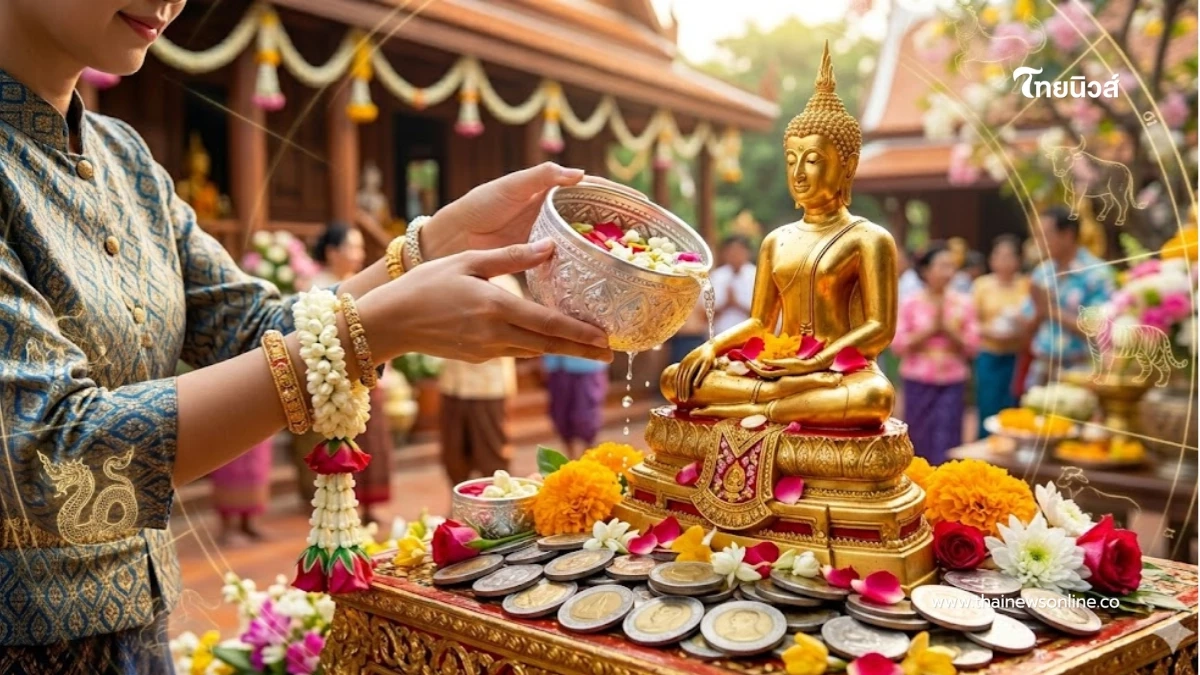 พลิกชะตา 4 อันดับราศี โชคใหญ่เข้า รวยฉับพลันฉลองสงกรานต์