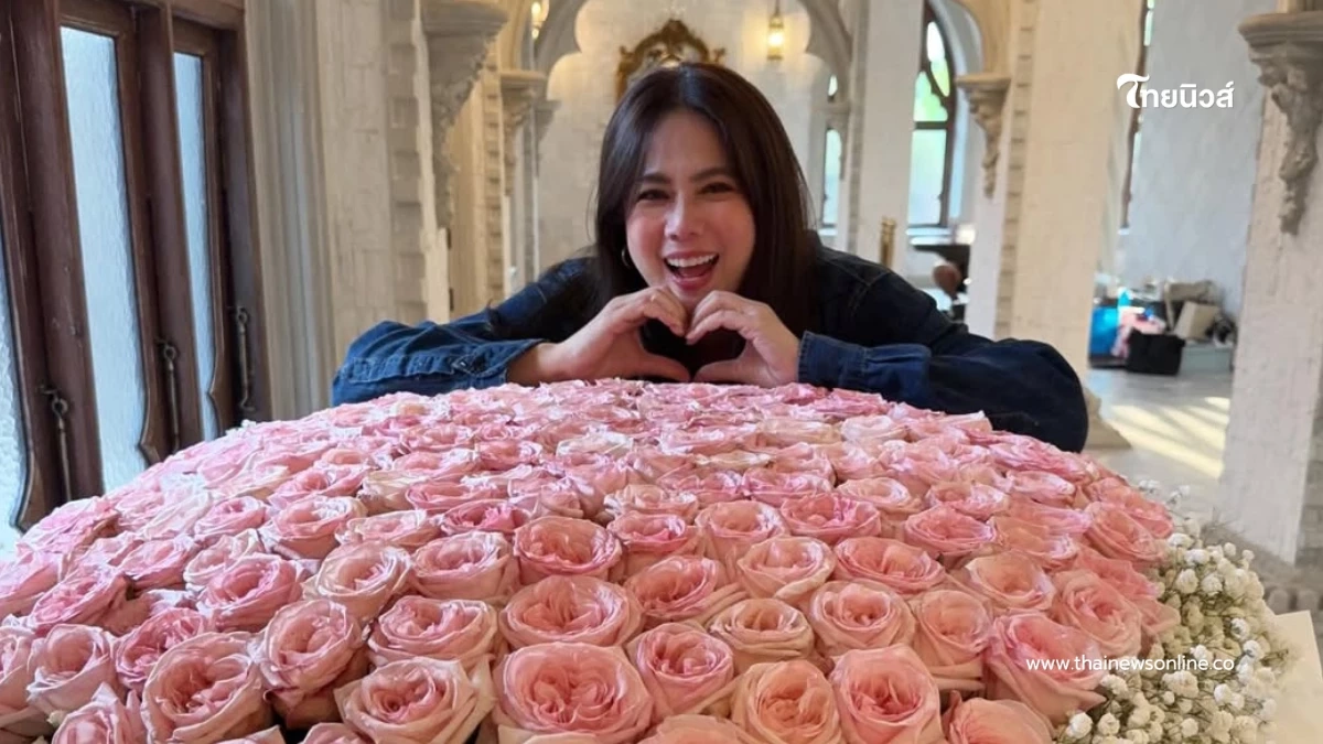 รักเงียบแต่ยาวนาน ติ๊ก กัญญารัตน์ ฉลองรัก 25 ปี เผยโฉมหวานใจ