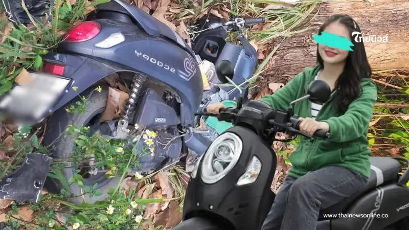 ครอบครัวสงสัย น้องใบเฟิร์นประสบเหตุปริศนา รถจยย.พังยับผิดปกติ