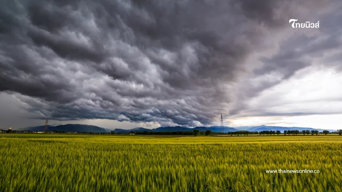 กรมอุตุฯ ประกาศเตือนวันนี้ ประเทศไทยตอนบนรับมือพายุฤดูร้อน