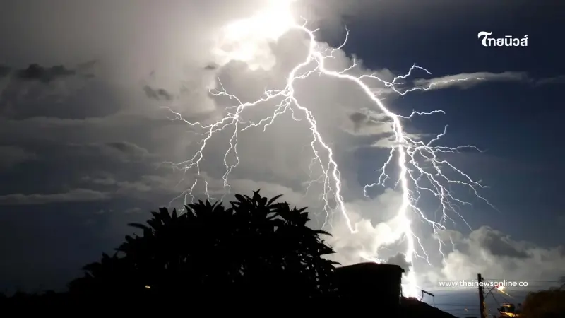 เตือน! พายุฤดูร้อนถล่มภาคเหนือ อาจมีลูกเห็บตกหนักวันนี้