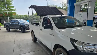 ""ชาวบ้านแห่กักตุนน้ำมัน ผวาสงครามซ้ำรอยชายแดนปะทะ""