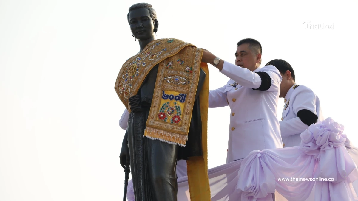 เลขมงคล พิธีอัญเชิญผ้าสไบห่ม "ย่าโม" เลขสถาปนาเมืองนครราชสีมา