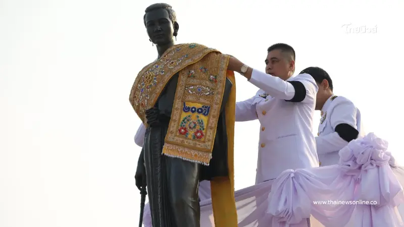 เลขมงคล พิธีอัญเชิญผ้าสไบห่ม "ย่าโม" เลขสถาปนาเมืองนครราชสีมา