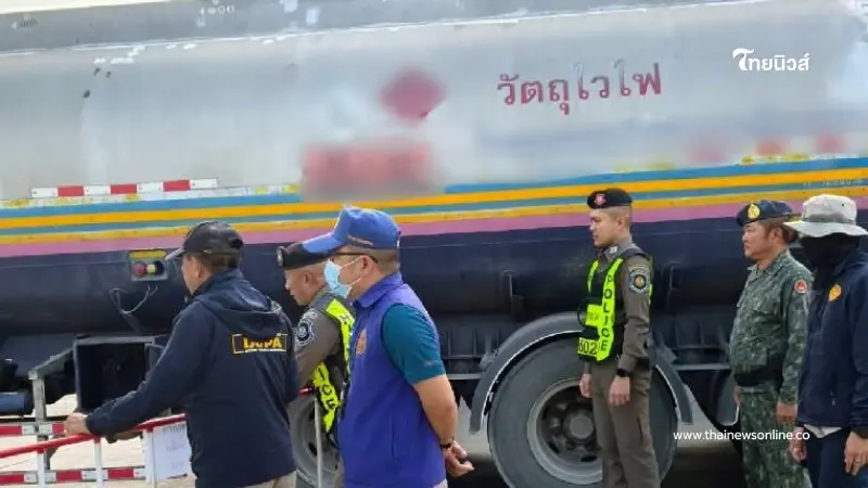 น้ำมันไม่ขาด ตร.ทางหลวงพะเยาตรวจเข้มปั๊มริมทาง ยันมีพอรับประชาชน