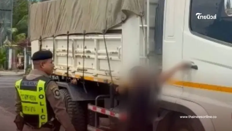 แบกหินหนักอึ้ง รวบหกล้อยะลาบรรทุกเกินพิกัดเกือบ 10 ตัน