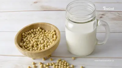 ดื่มนมถั่วเหลืองร่างกายจะเป็นอย่างไร? วัยทอง - คุมน้ำหนักควรรู้