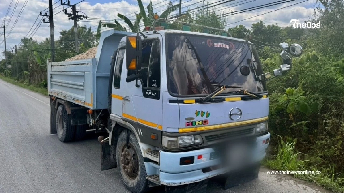 "ตำรวจทางหลวงยะลา" จับรถบรรทุกดินเกินพิกัดกว่า 4.6 ตัน