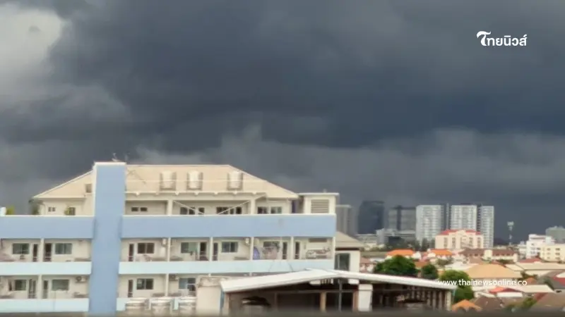 กรมอุตุฯ เตือนระวัง "พายุฤดูร้อน" เช็กพื้นที่เสี่ยงฝนฟ้าคะนอง ลมกระโชกแรง