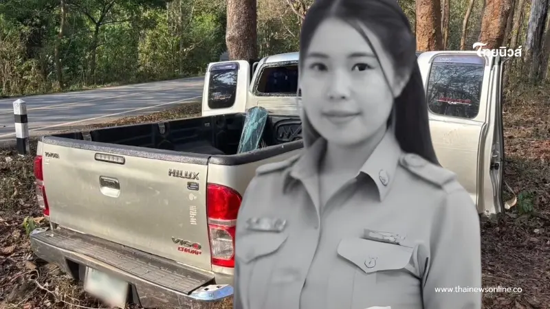 เศร้าใจ ครูสาวขับกระบะกลับไม่ถึงโรงเรียน รู้สาเหตุยิ่งอาลัย