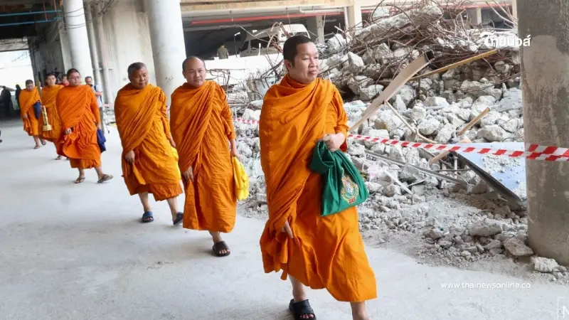 อาลัย 1 ปีตึก สตง. ถล่ม! ญาติทำบุญอุทิศส่วนกุศลผู้เสียชีวิต