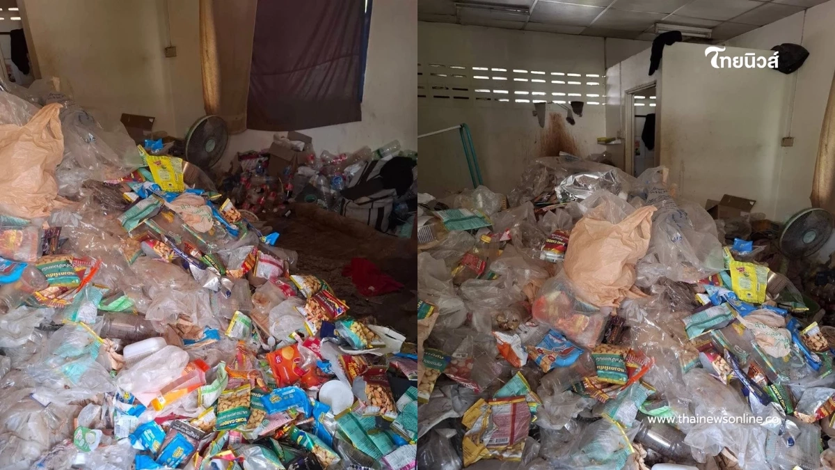 เจ้าของห้องลมแทบจับ หนุ่มค้างค่าเช่า 1.6 หมื่น ทิ้งขยะกองมหึมา