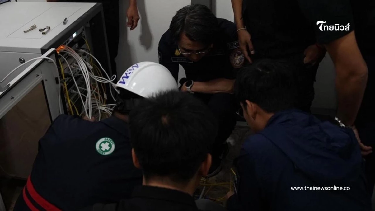 ทลายจุดลักลอบส่งเน็ตข้ามพรมแดนแม่สอด ตัดวงจรแก๊งคอลเซ็นเตอร์