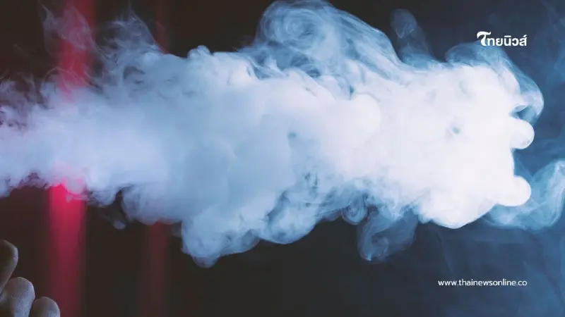 กรมควบคุมโรค เตือนควันบุหรี่ไฟฟ้ามีสารหนู เสี่ยงเป็นมะเร็งปอด