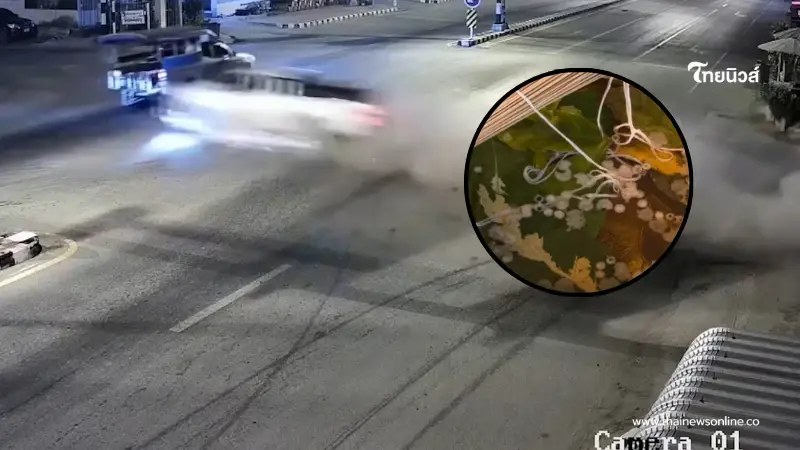 รับทรัพย์ยกตำบล ชาวบ้านจัดบุญใหญ่ ให้ 5 ร่างกระบะฝ่าไฟแดง ได้เลขอีกครั้ง