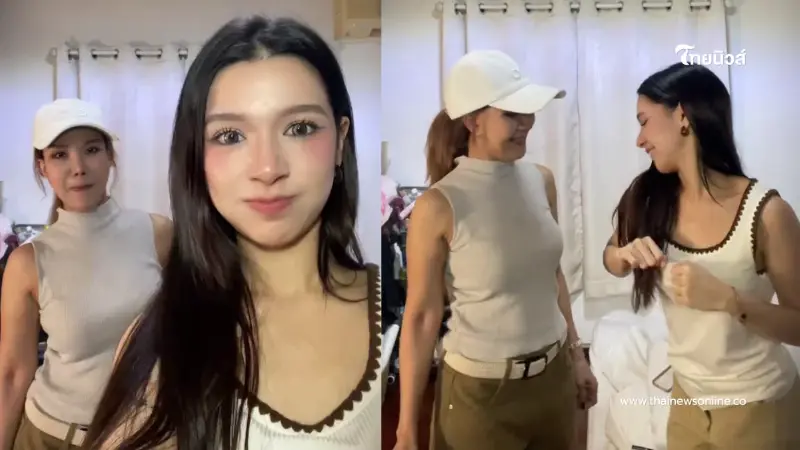 สวยสะกด! น้องวีวี่ วัย 21 ปี ลูก ต้อม รชนีกร โตเต็มตัว แฟนคลับแห่ชม